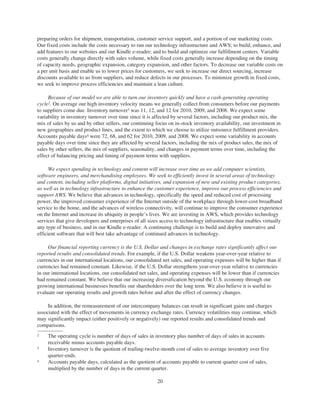 Amazon Annual Report | PDF