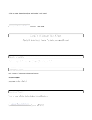 D Leech Questionnaires