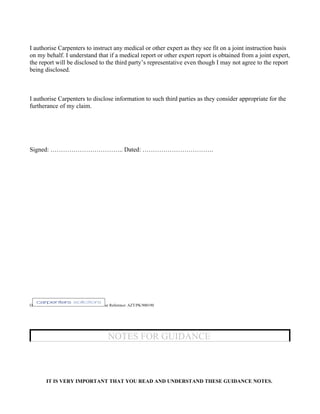 D Leech Questionnaires