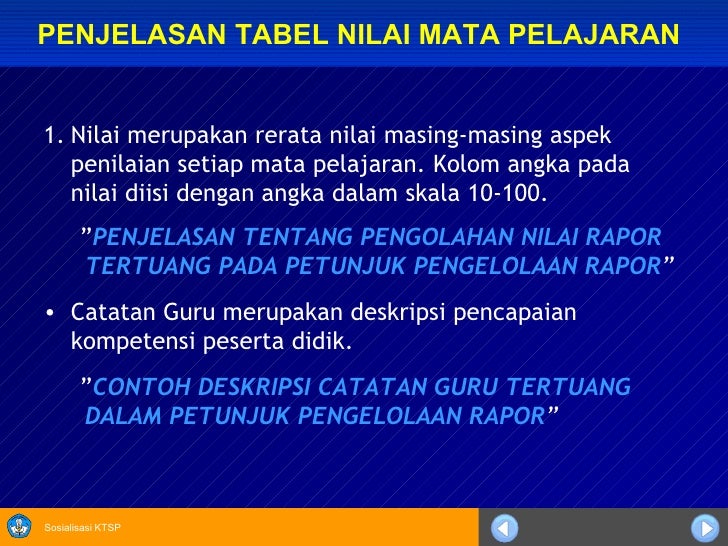 Penyusunan Laporan Hasil Belajar Peserta Didik SMP