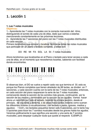 curso de piano