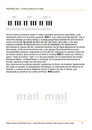 Cómo leer una partitura de piano (Lección 33) - La Escuela de Música . net