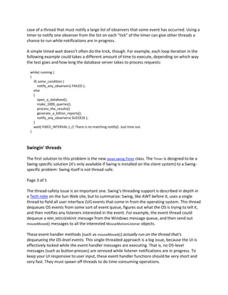 Thread Report Example 17419218-Programming-Java-Threads-in-the-Real-World-Allen-Hollub | PDF