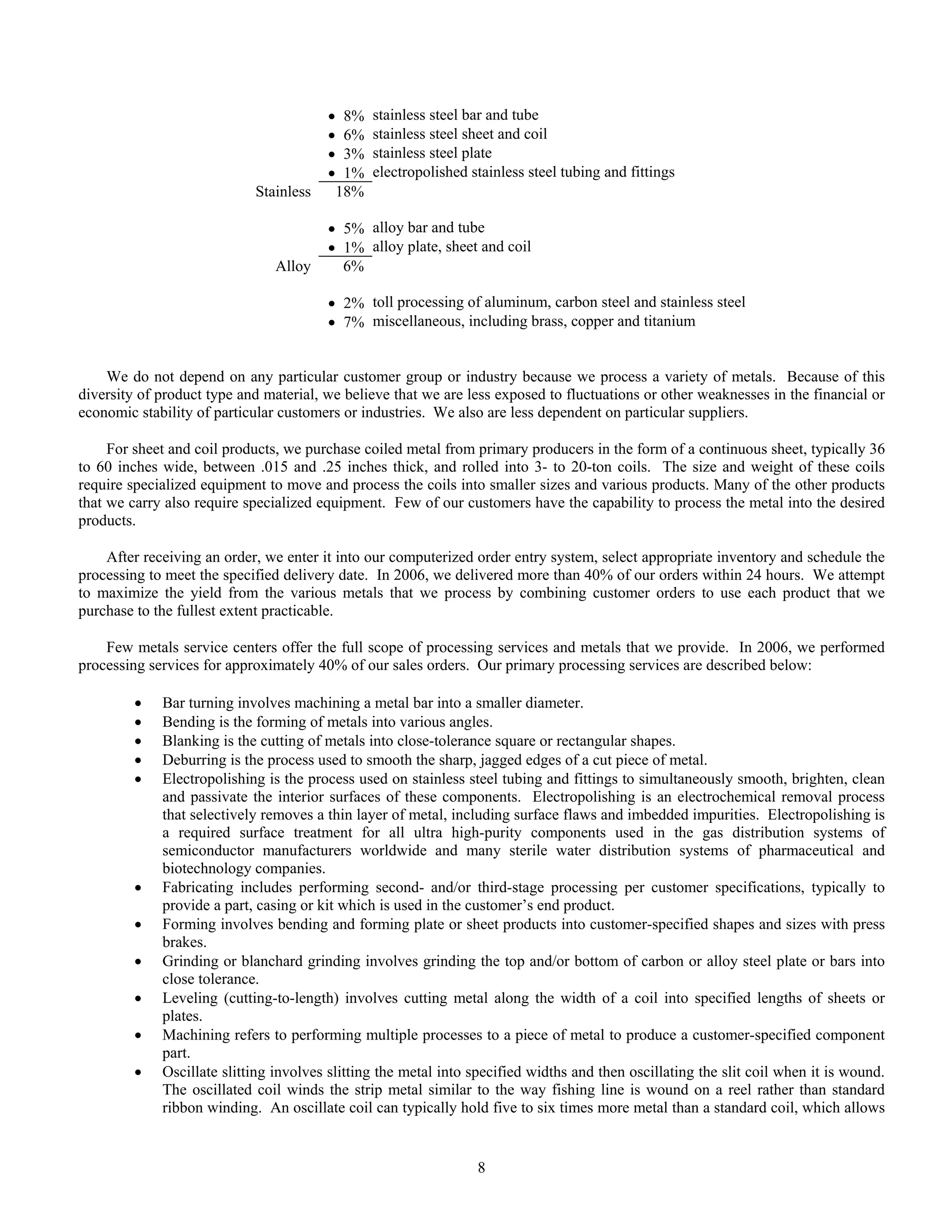 reliance steel & aluminum 2006_Form_10K