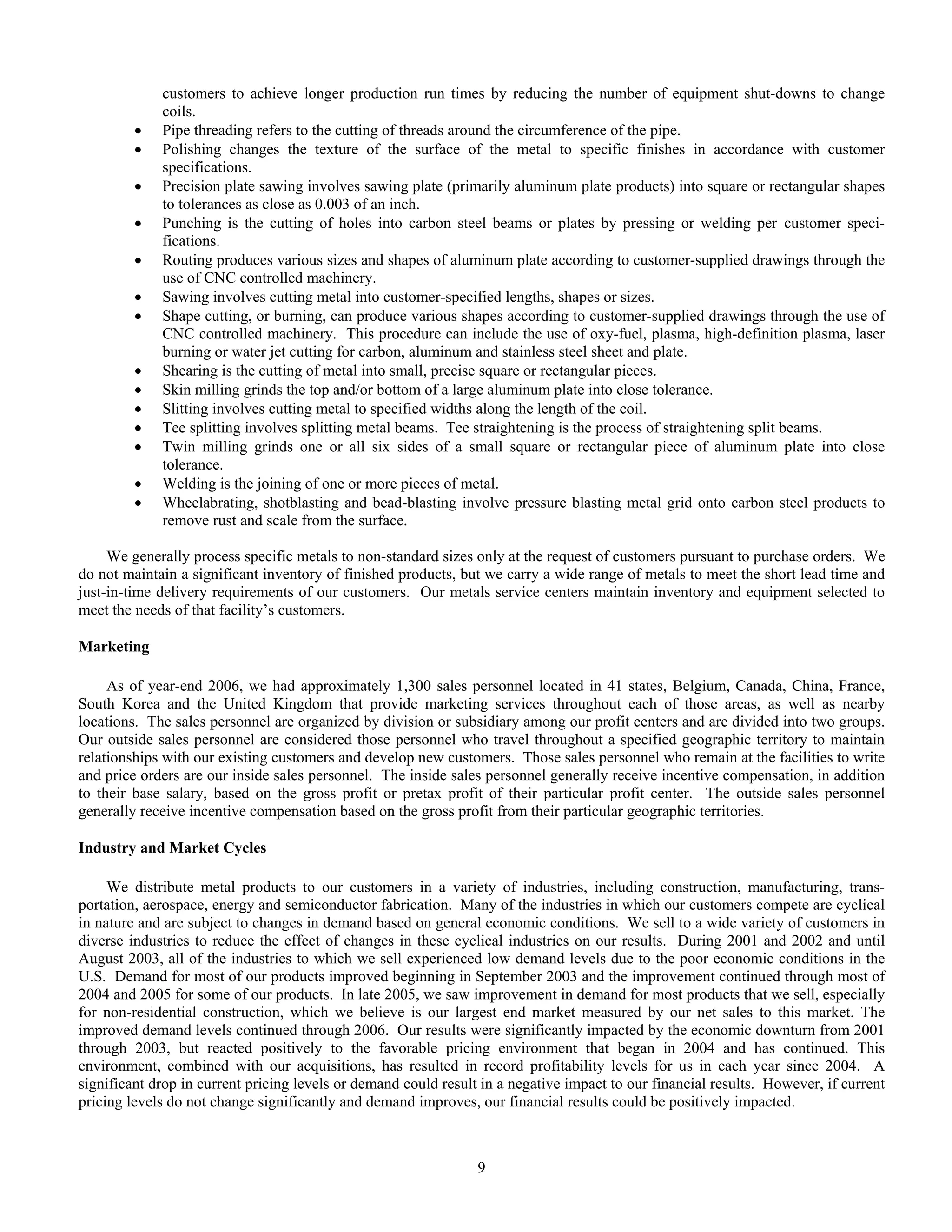 reliance steel & aluminum 2006_Form_10K