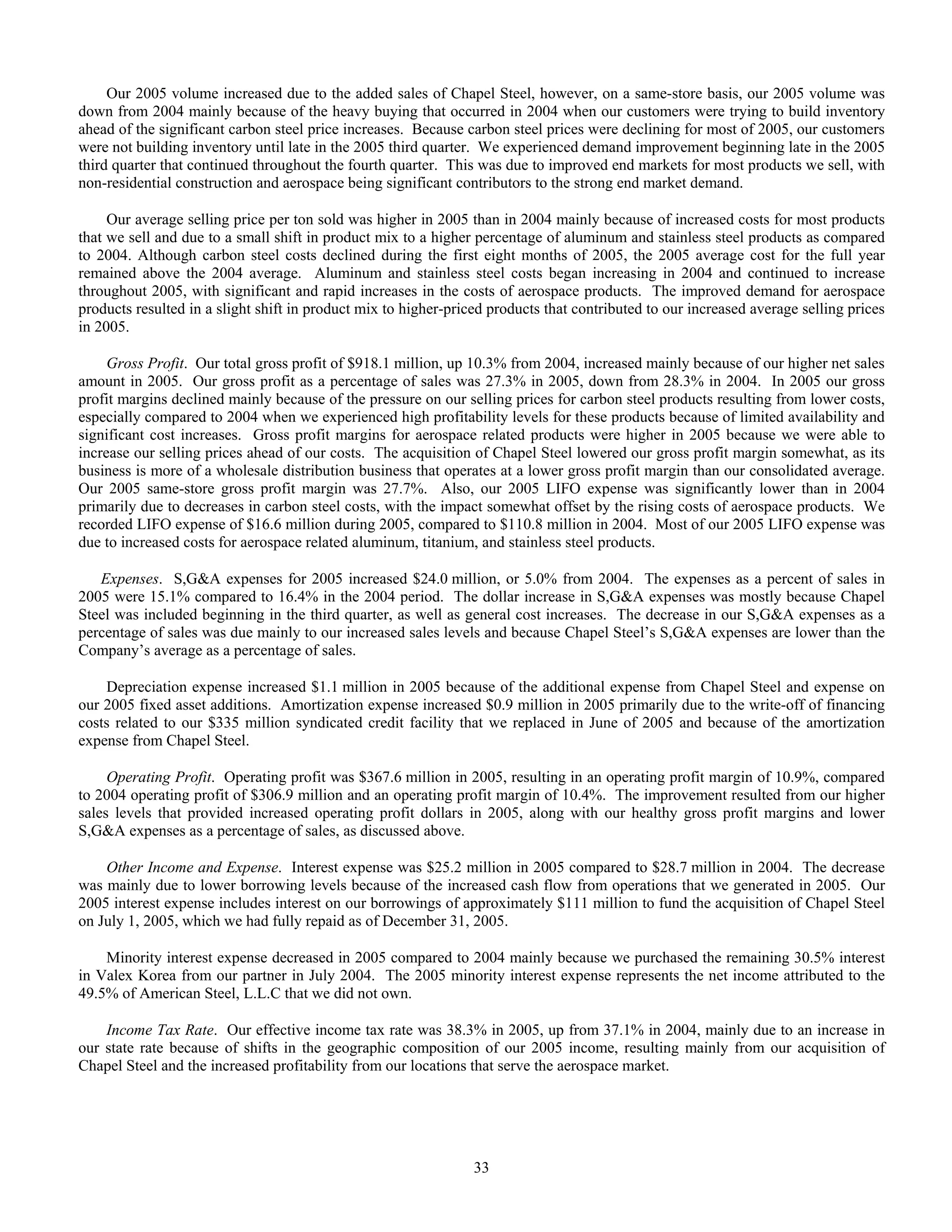 reliance steel & aluminum 2006_Form_10K