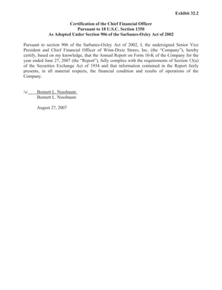 winn-dixie stores  2007_Annual_Report