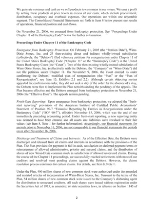 winn-dixie stores  2007_Annual_Report