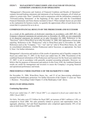 winn-dixie stores  2007_Annual_Report