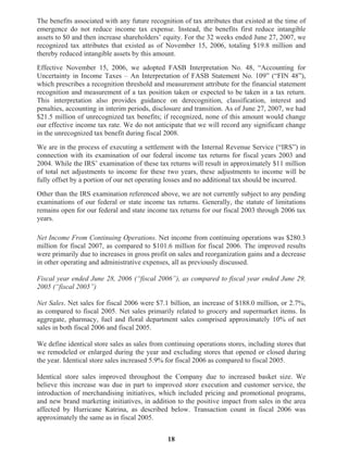 winn-dixie stores  2007_Annual_Report