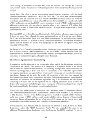 winn-dixie stores  2007_Annual_Report