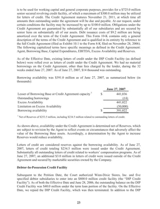 winn-dixie stores  2007_Annual_Report
