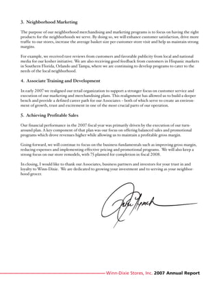 winn-dixie stores  2007_Annual_Report