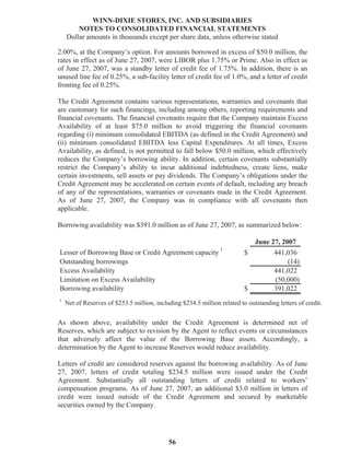 winn-dixie stores  2007_Annual_Report