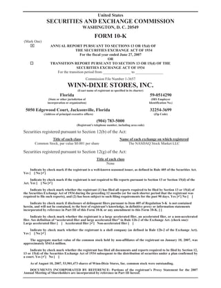 winn-dixie stores  2007_Annual_Report