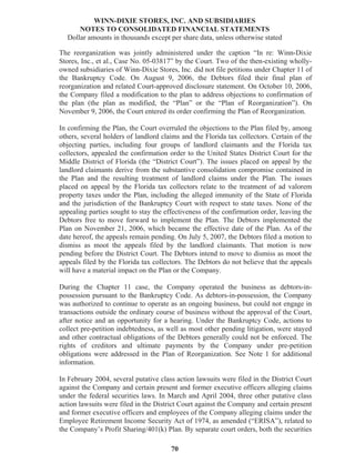 winn-dixie stores  2007_Annual_Report