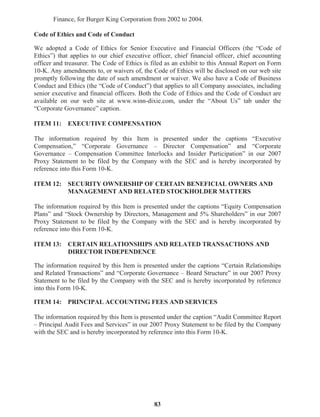 winn-dixie stores  2007_Annual_Report