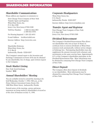 winn-dixie stores  1998_Annual_Report