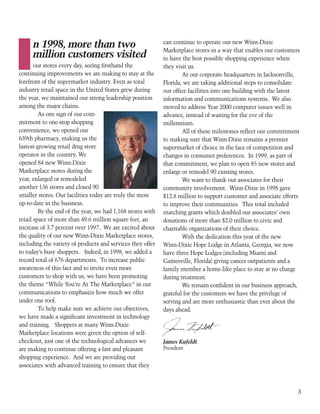 winn-dixie stores  1998_Annual_Report