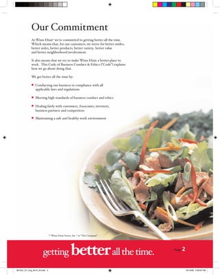 Winn-DixieCodeofBusinessConductandEthics