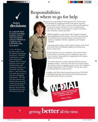 Winn-DixieCodeofBusinessConductandEthics