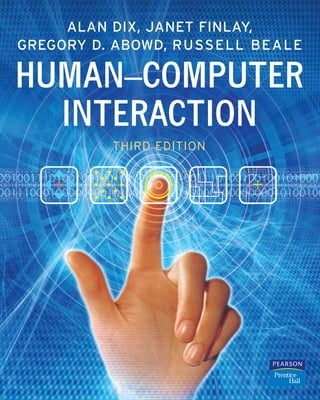 Humancomputer Interaction 3rd Edition Alan Dix | PDF