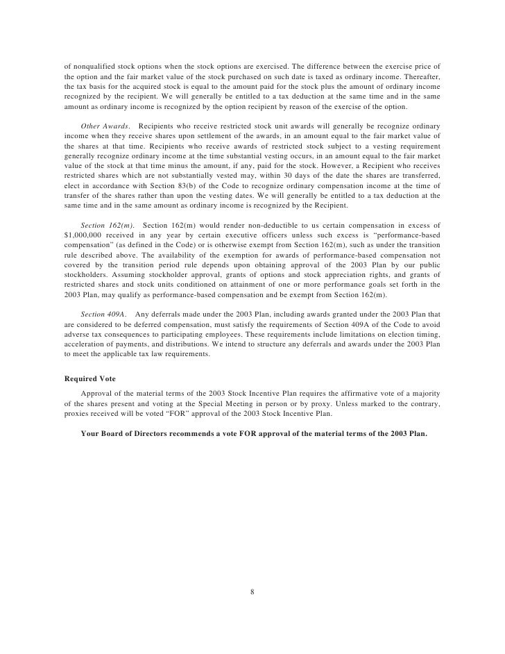 Are exercised stock options taxed
