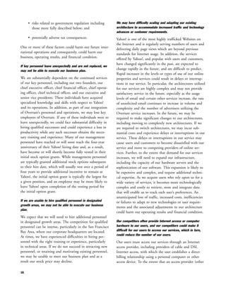 yahoo annual reports 2003