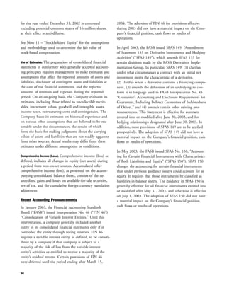 yahoo annual reports 2003