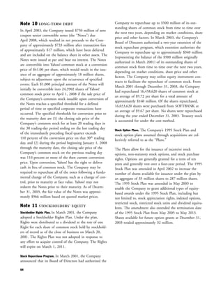 yahoo annual reports 2003