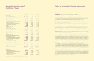 yahoo annual reports 2001