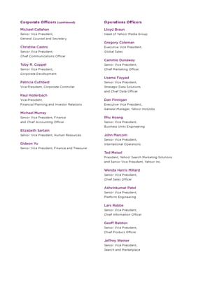 yahoo annual reports 2004