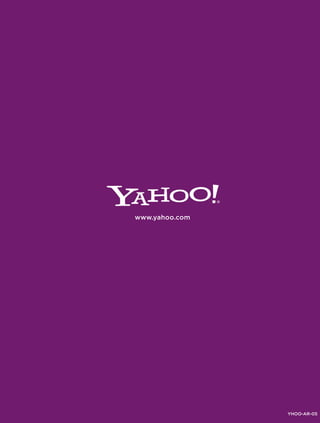 yahoo annual reports 2004