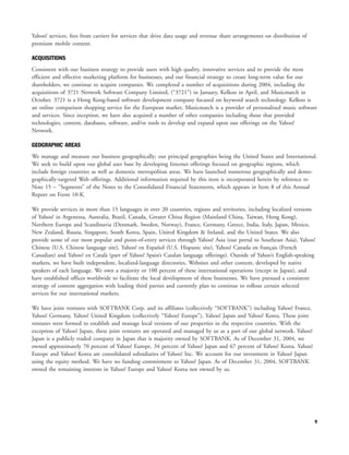 yahoo annual reports 2004