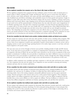 yahoo annual reports 2004