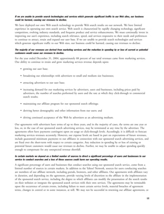 yahoo annual reports 2004