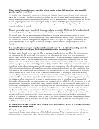 yahoo annual reports 2004