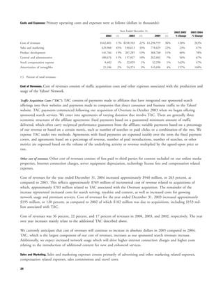 yahoo annual reports 2004