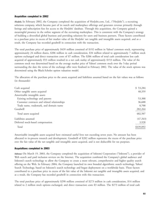 yahoo annual reports 2004