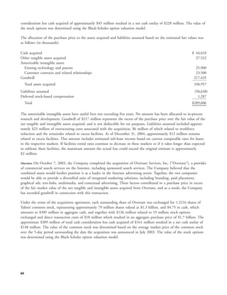 yahoo annual reports 2004