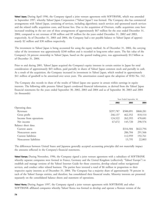 yahoo annual reports 2004