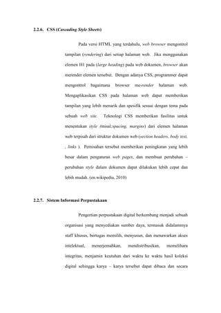 Jurnal Perpustakaan Berbasis Web Application | PDF