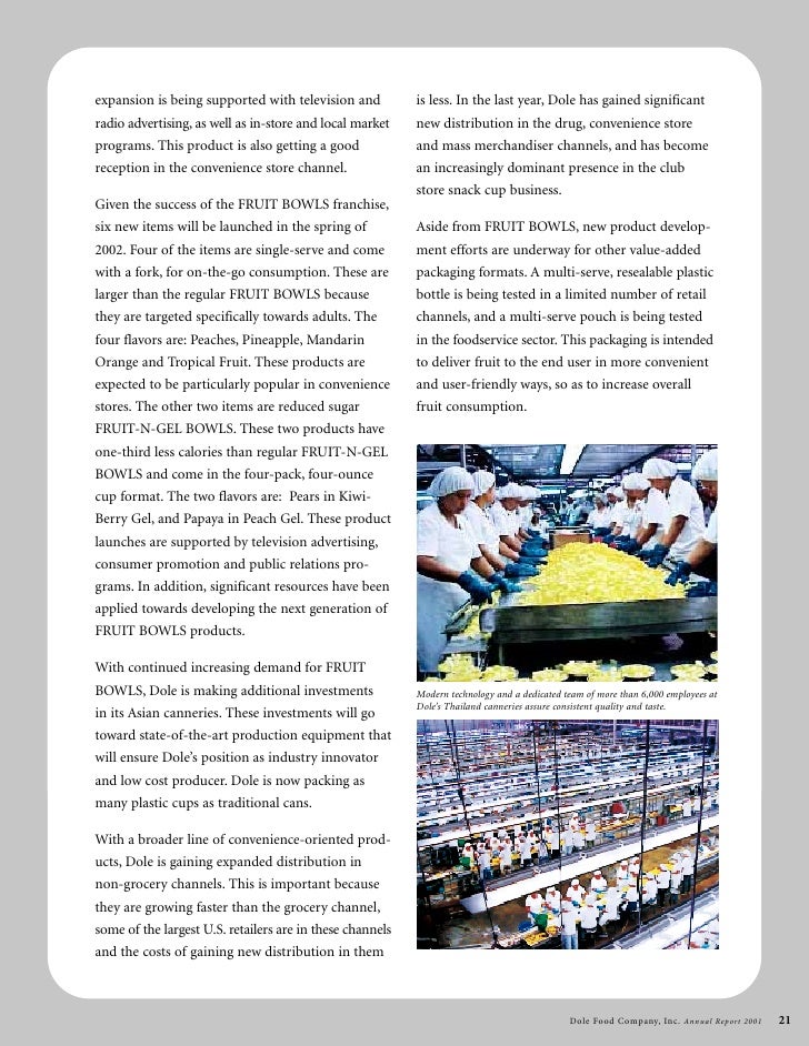 Dole Food Company Inc Annual Report Dole Food Company Inc Annual Report