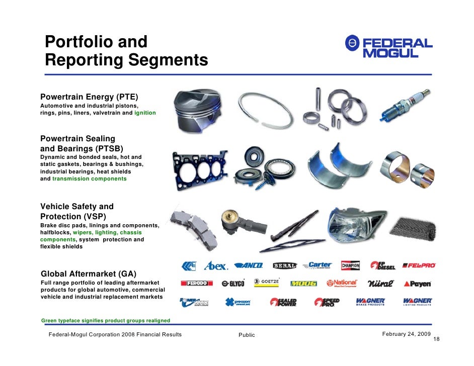 federal mogul 9E16462A227745CF98D1FD0F18782C97_Q408_Presentation