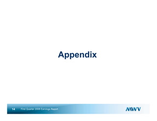  meadwestvaco 1Q08_Earnings_Slides