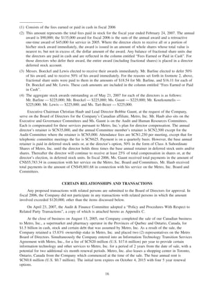 great atlantic & pacific tea 2006_proxy