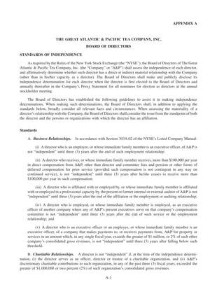 great atlantic & pacific tea 2006_proxy