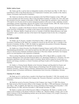 great atlantic & pacific tea 2006_proxy