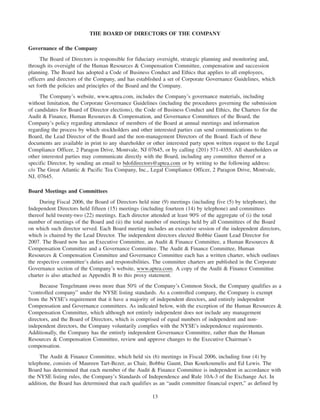 great atlantic & pacific tea 2006_proxy