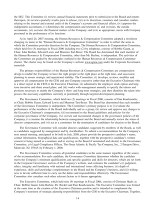 great atlantic & pacific tea 2006_proxy